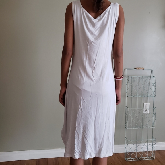 Women's white summer dress - Picture 4 of 6